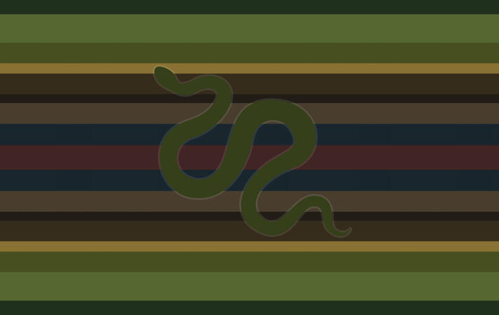 The Ophimsatanism flag, with symbol.